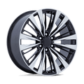 PR226 22X9 6X5.5 78 +28 G-BLK-POL by Performance Replicas