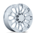 PR228 22X8.5 8X180 124 +44 CHROME by Performance Replicas