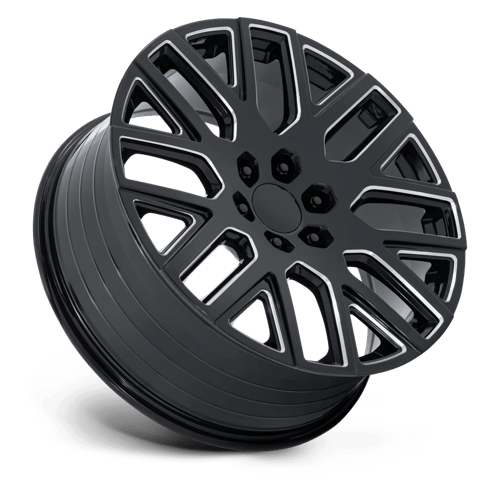 PR231 24X10 6X5.5 78 +31 G-BLK-MILL by Performance Replicas