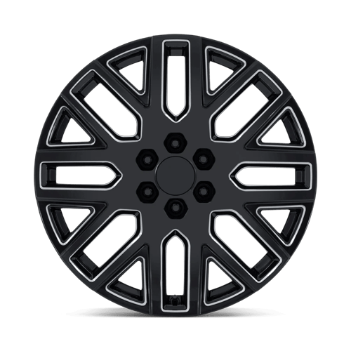 PR231 24X10 6X5.5 78 +31 G-BLK-MILL by Performance Replicas