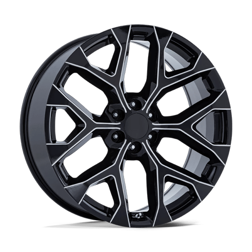 PR177 26X10 6X5.5 78 +24 G-BLK MILL by Performance Replicas