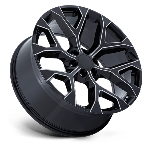 PR177 26X10 6X5.5 78 +24 G-BLK MILL by Performance Replicas
