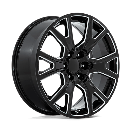 PR199M 22X9 6X5.5 78.1 G-BLK MILL 28MM by Performance Replicas