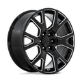 PR199 26X10 6X5.5 78 +31 G-BLK MILL by Performance Replicas