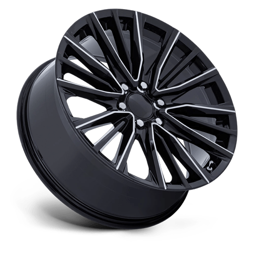 PR223 22X9 6X5.5 78 +28 G-BLK MILL by Performance Replicas