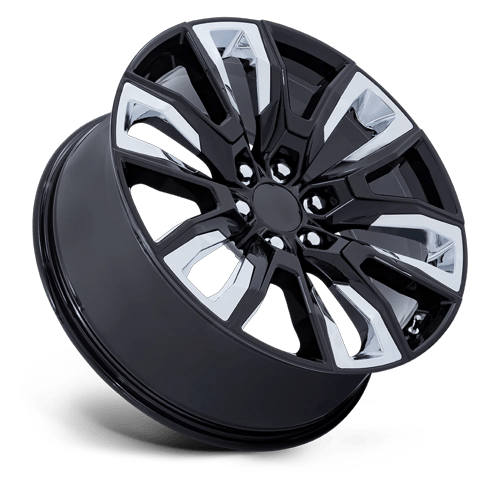 PR225 22X9 6X5.5 78 +28 G-BLK-CHR by Performance Replicas