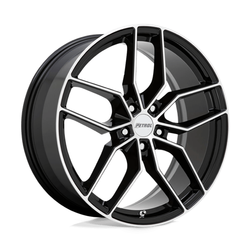 PE P5C 20X8.5 5X112 66 G-BLK MACH +40 by Petrol Wheels