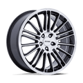 P1D 18X8 5X115 72 +40 G-BLK MACH by Petrol Wheels