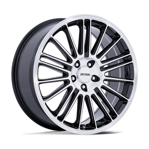 P1D 19X8 5X112 72 +40 G-BLK MACH by Petrol Wheels