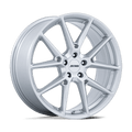 P1E 18X8 5X4.25 72 +40 G-SLV by Petrol Wheels