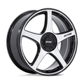 P2E 19X8 5X110/115 72 +40 G-BLK MCH-FC by Petrol Wheels