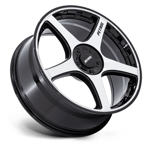 P2E 18X8 5X4.25/4.5 72 +40 G-BLK MCH-FC by Petrol Wheels