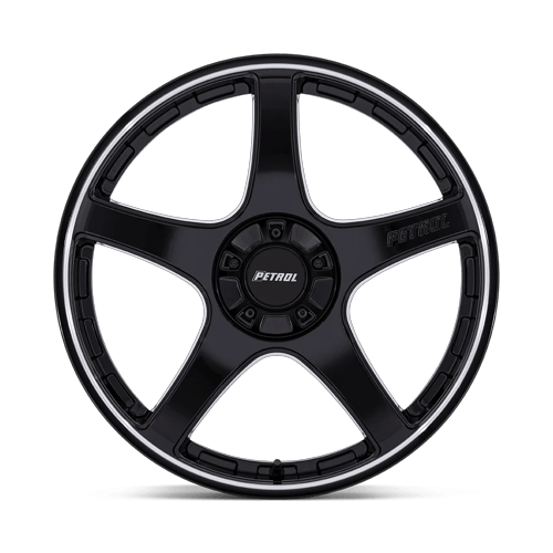 P2E 20X8.5 5X4.25/4.5 72 +40 GBLK MCH-LP by Petrol Wheels