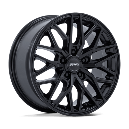 P3E 20X8.5 5X112 66 +40 M-BLK by Petrol Wheels
