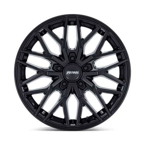 P3E 20X8.5 5X108 72 +40 M-BLK by Petrol Wheels