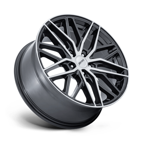 P3E 20X8.5 5X120 74 +35 G-GNMTL-MCH-FC by Petrol Wheels