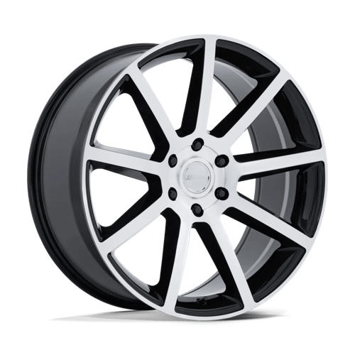 P6E 20X9.5 6X5.5 106 +25 G-BLK MCH-FC by Petrol Wheels