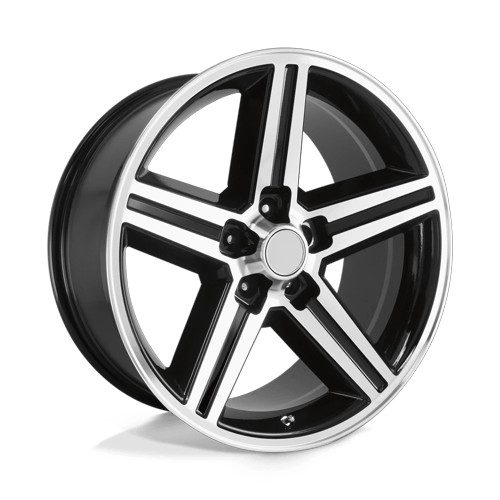 PR148B 18X8 5X4.75 73.1 BLK MACH-SPK 0MM by Performance Replicas