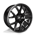 PR163SB 20X9 5X115 71.5 S-BLK 20MM by Performance Replicas