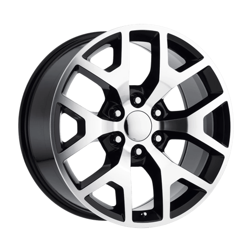 PR169BM 22X9 6X5.5 78.1 G-BLK MCH-SPK 28 by Performance Replicas