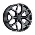 PR176M 20X9 6X5.5 78.1 G-BLK MILL 24MM by Performance Replicas