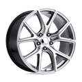 PR181HM 20X9 5X5.0 71.5 H-SLV MACH 34MM by Performance Replicas