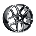 PR192BM 20X9 5X5.5 78.1 G-BLK MACH 19MM by Performance Replicas