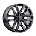 PR196GB 20X9 6X5.5 78.1 G-BLK 28MM by Performance Replicas