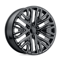 PR197M 20X9 6X5.5 78.1 G-BLK MILL 24MM by Performance Replicas