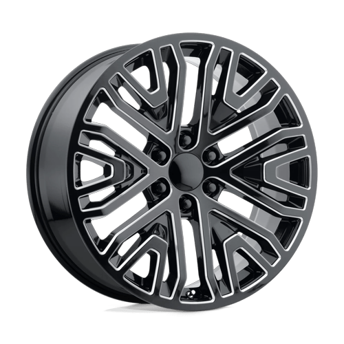 PR197 24X10 6X5.5 78 G-BLK MILL +31 by Performance Replicas
