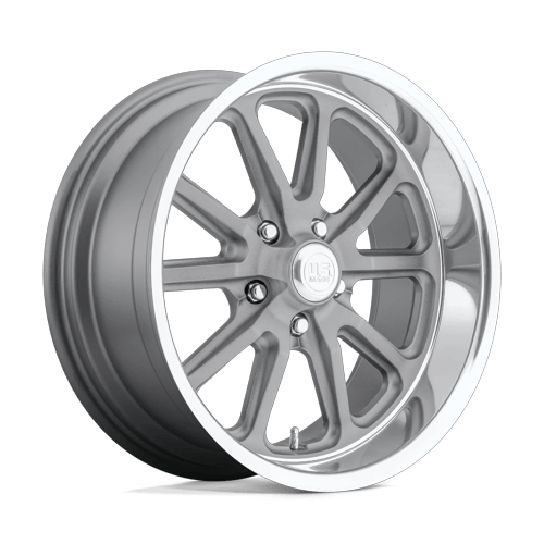 RAMBLER 17X8 5X4.5 72 +1 T-GRY DC-LP by U.S. MAGS WHEELS