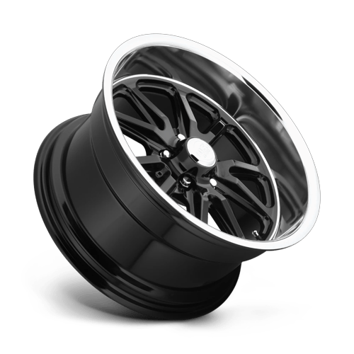 RAMBLER 17X8 5X4.5 72 BL +01 by U.S. MAGS WHEELS