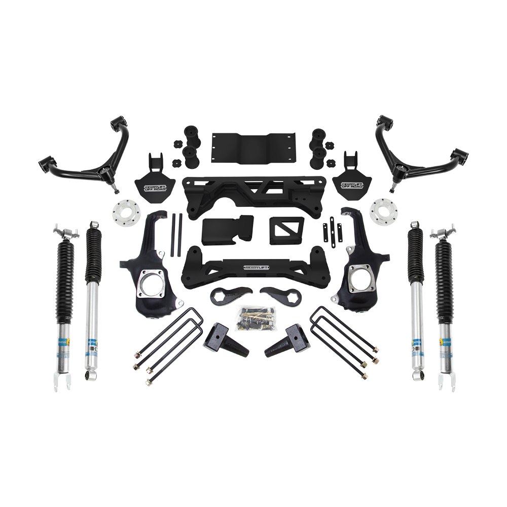 7-8" Lift Kit - GM Silverado / Sierra 2500HD/3500HD W/ Bilstein Shocks 2011-2019 by ReadyLift