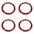 KM100/101/102 CAP RING - RED by KMC Wheels