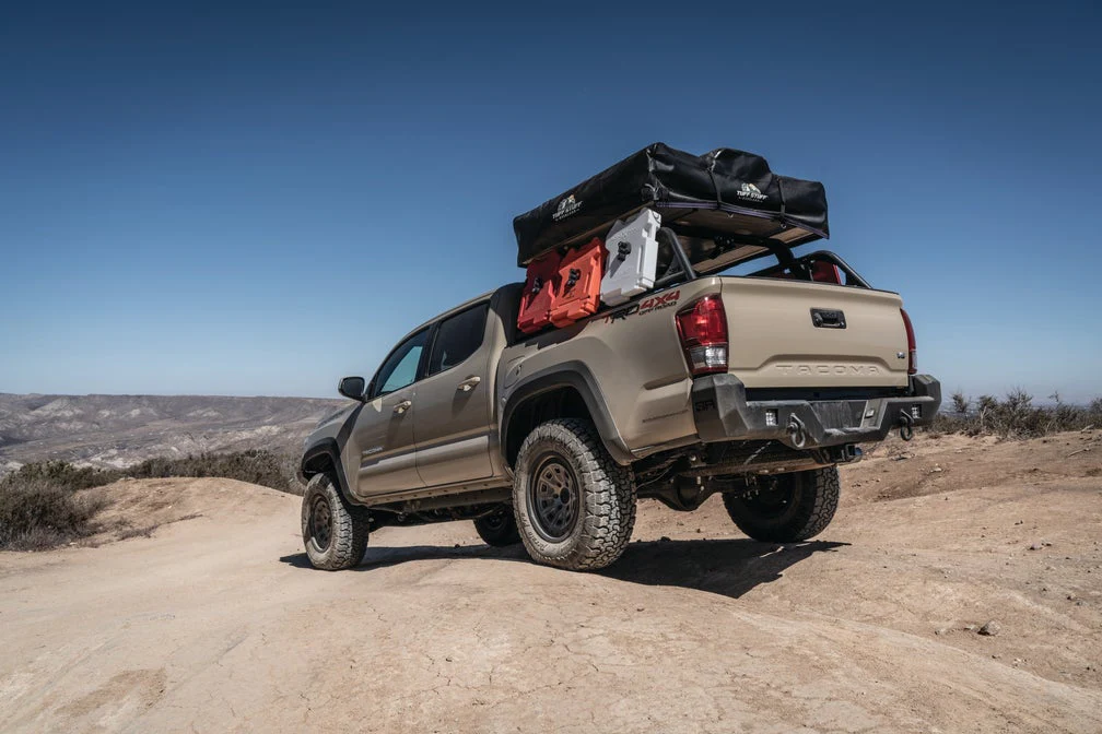 Pro Series Rear Bumper, Black, Tacoma by Body Armor 4x4