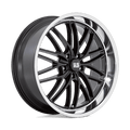 SANTA CRUZ 22X9 5X5.0 78.1 BL 15MM by U.S. MAGS WHEELS
