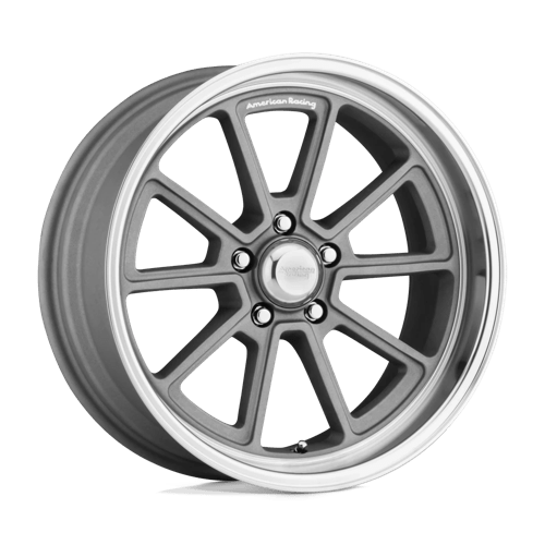 VN510 18X10 5X5.0 VINTAGE SLV DIA LP 12M by American Racing