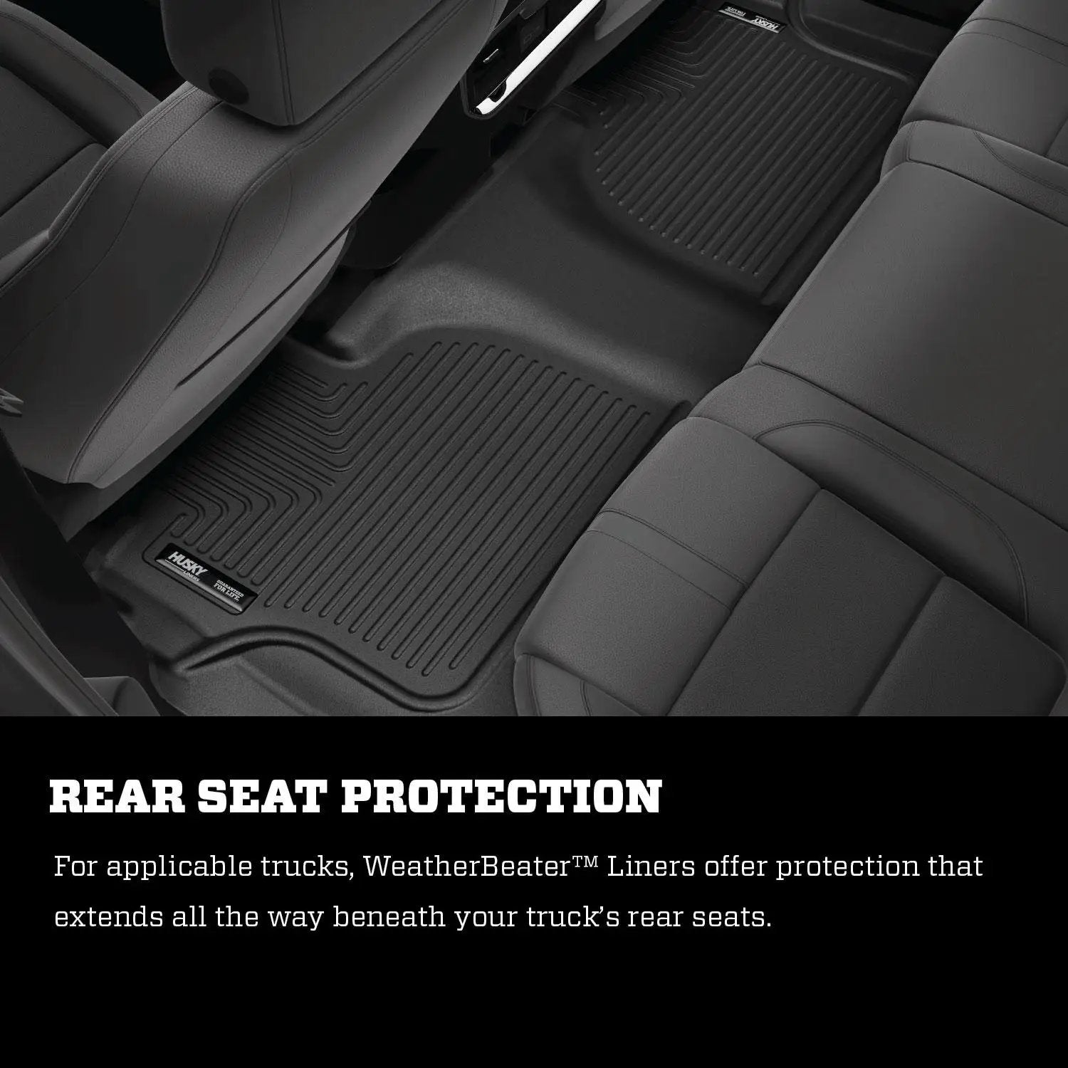 Weatherbeater - 2nd Seat Floor Liner (Full Coverage) by Husky Liners