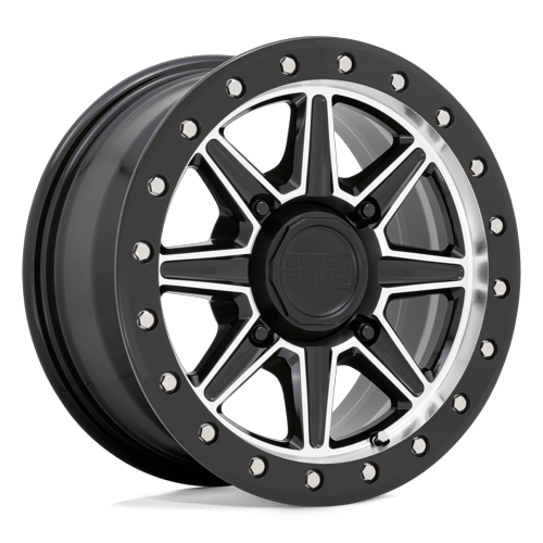 WEBB UTV 14X7 4X136 +51 106 G-BLK MCH by Black Rhino Wheels