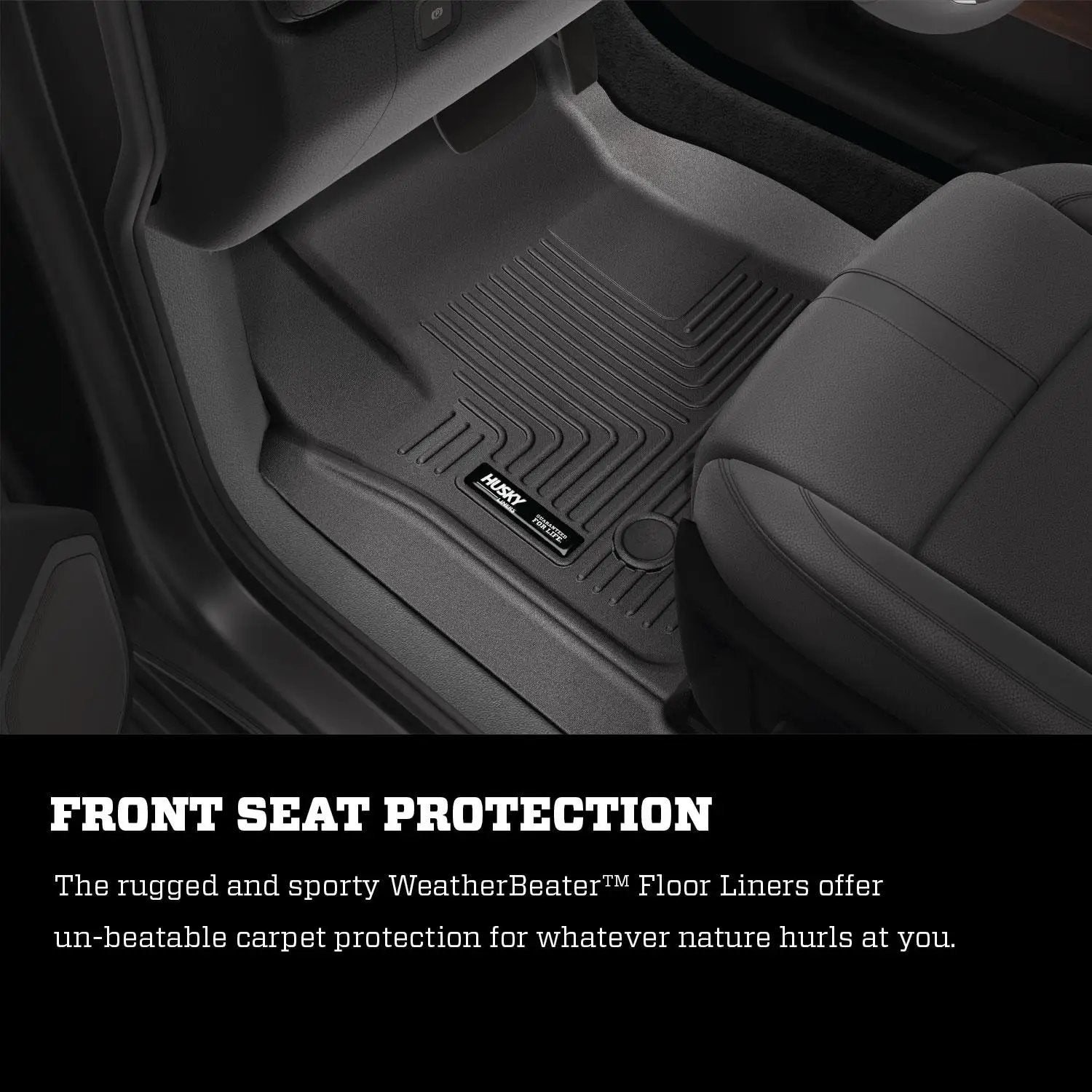 Weatherbeater - Front & 2nd Seat Floor Liners by Husky Liners