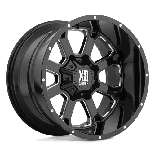 XD825 20X9 6X135/5.5 G-BLK MILL 00MM by XD