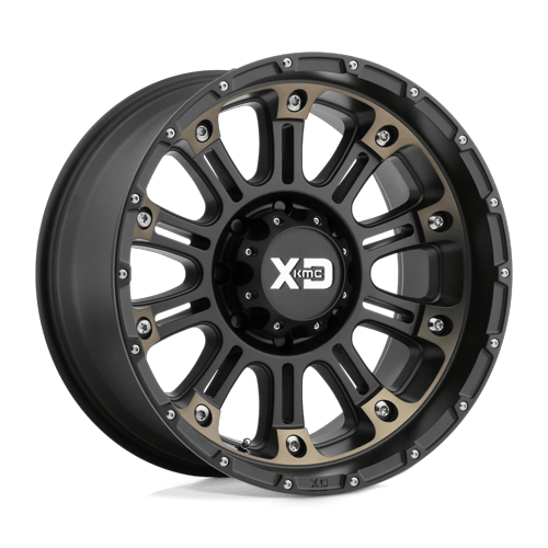 XD829 17X9 5X5.0 S-BLK MACH DTCC -12MM by XD