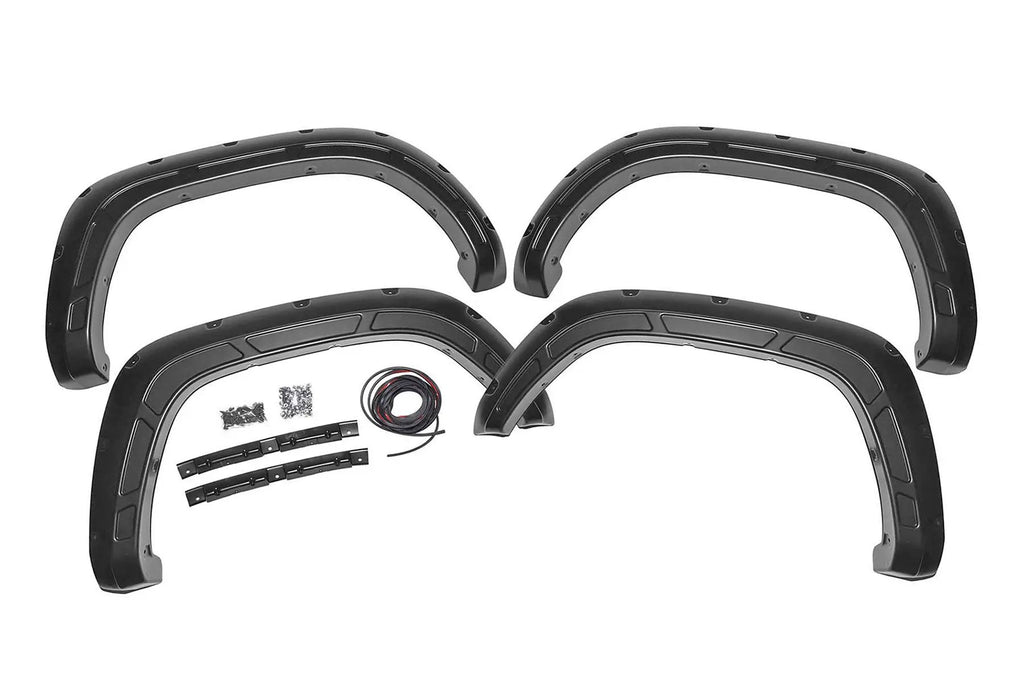 Defender Fender Flares | 202 Black Onyx | Toyota Tacoma 2WD/4WD (2016-2023) by Rough Country