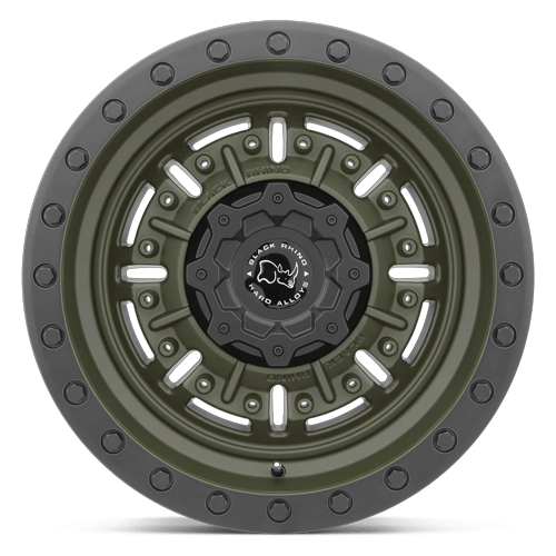BR ABRAMS 20X9.5 5X127 -18 71 OD GRN by Black Rhino Wheels