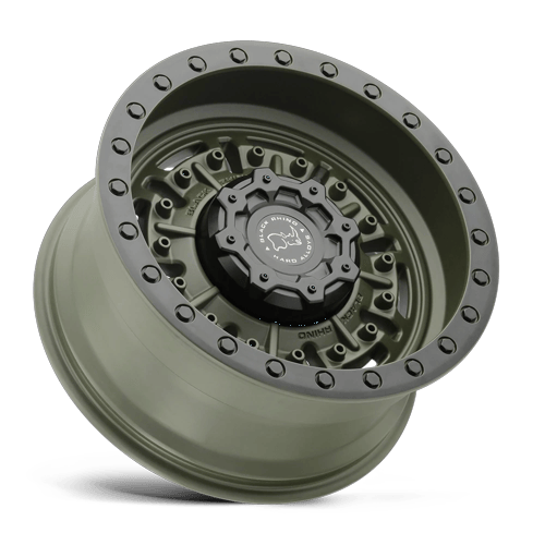 BR ABRAMS 20X9.5 5X127 -18 71 OD GRN by Black Rhino Wheels
