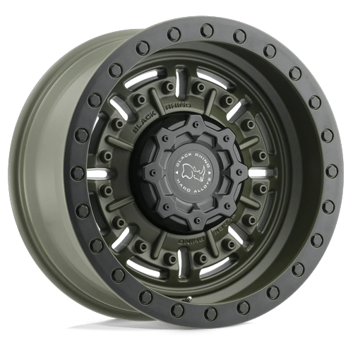 BR ABRAMS 20X9.5 5X127 -18 71 OD GRN by Black Rhino Wheels