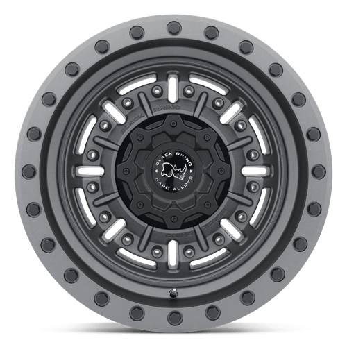 BR ABRAMS 18X9.5 6X139 +12 112 TXT M-GM by Black Rhino Wheels