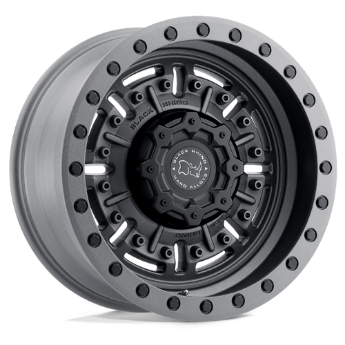 BR ABRAMS 18X9.5 6X139 +12 112 TXT M-GM by Black Rhino Wheels