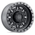 BR ABRAMS 18X9.5 6X139 +12 112 TXT M-GM by Black Rhino Wheels