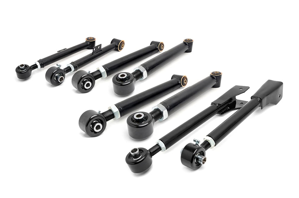 X-Flex Control Arms | Complete Set | Jeep Wrangler TJ (97-06)/Wrangler Unlimited (04-06) by Rough Country
